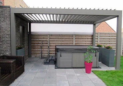 Toldos Aluminium Home Design pérgola bioclimática retráctil